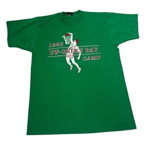 Vintage UWGB graphic tee UW Green Bay 1990 Basketball camp